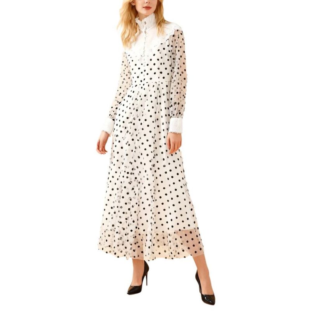 Burryco Womens  Long Sleeve Maxi Dress